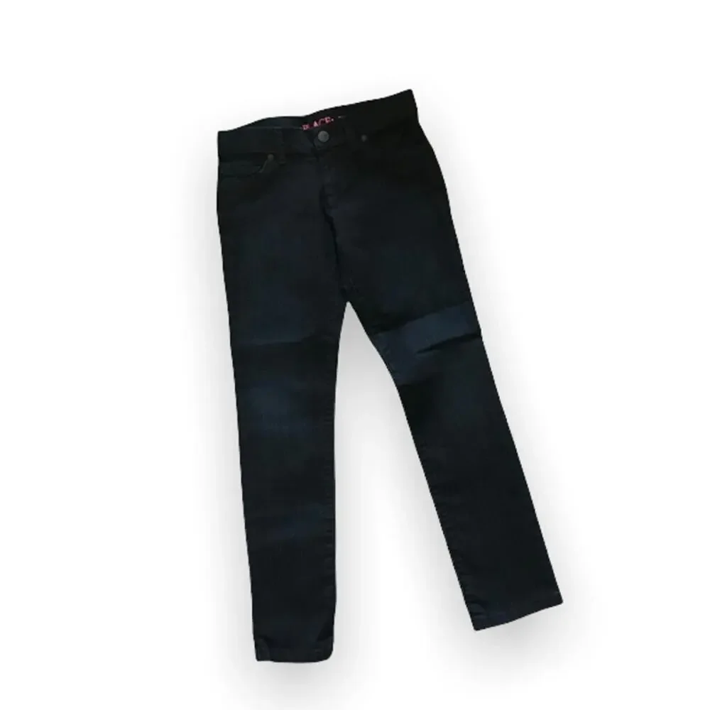 Children's Place Girls Jeans Size‎ 6X 7 Super Skinny Dark Stretchy Denim NEW